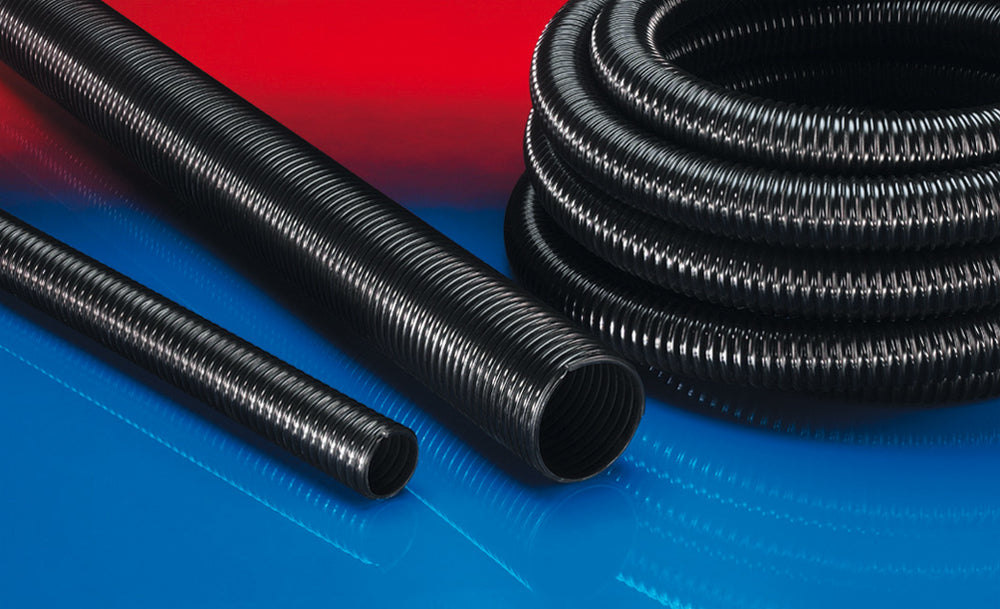 Norres Hochtemperaturschlauch, superschwer +125°C, DN 51mm, L= 10m, AIRDUC® PUR 356 HT