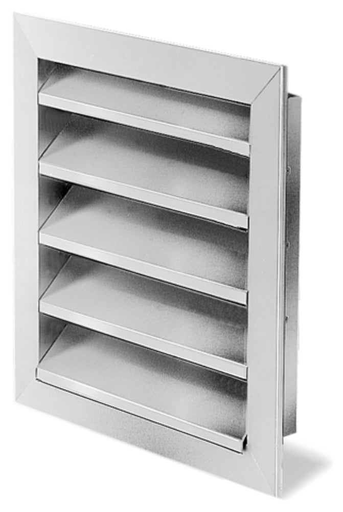 Helios WSG 450, Wetterschutzgitter Aluminium natur eloxiert