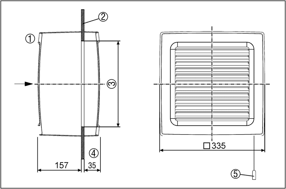 Maico Fensterventilator EVN 22 R