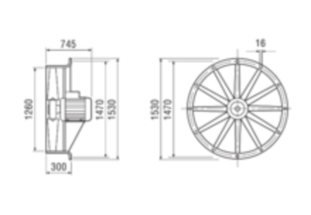 Maico Axialventilator DAS 125/6