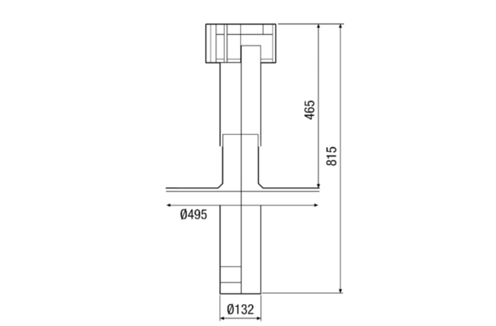 Maico Dachdurchführung DF 125 T