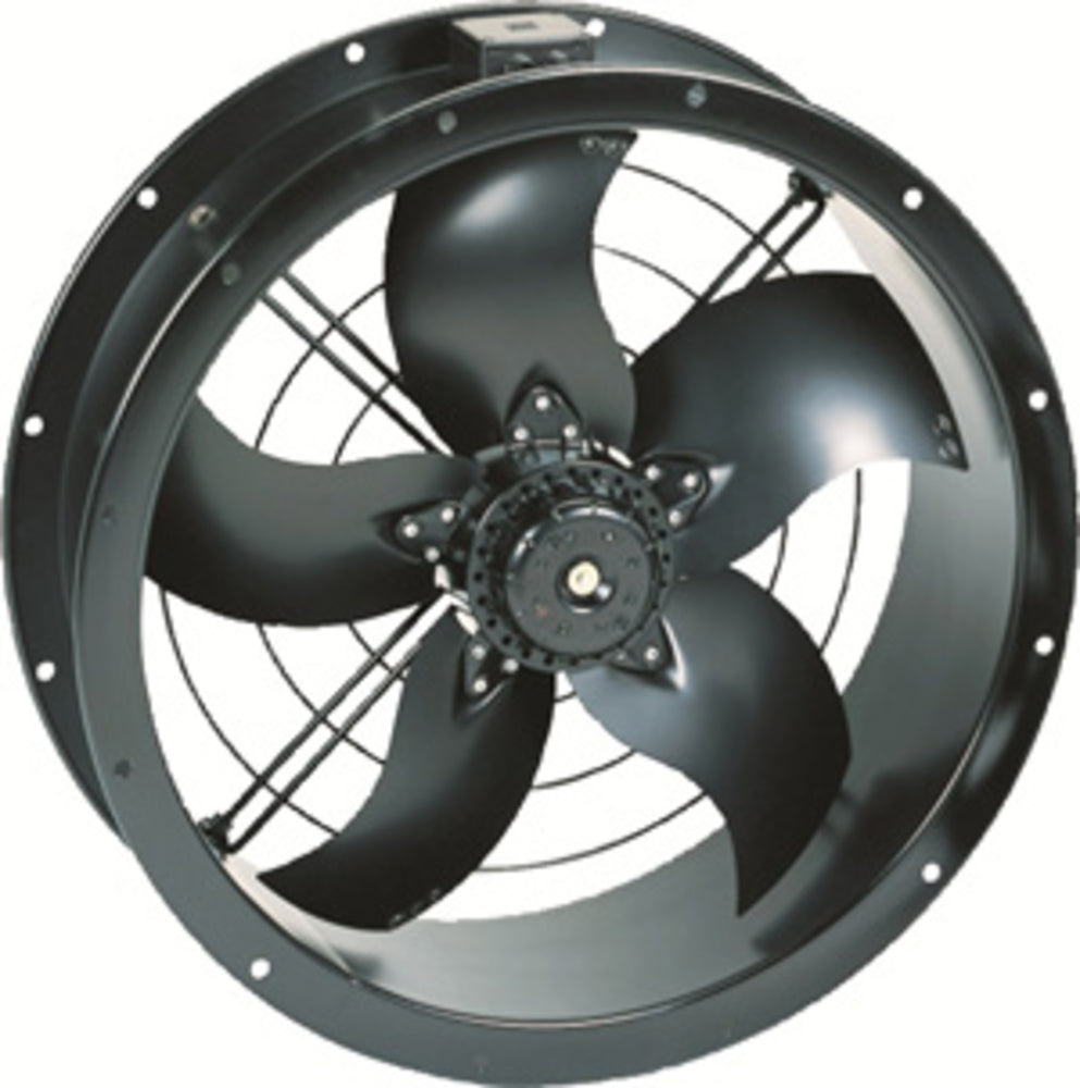 S&P Hochdruck-Axial-Rohrventilator TCBBx2/4-500 in gegenläufiger Ausführung, 230V, DN500