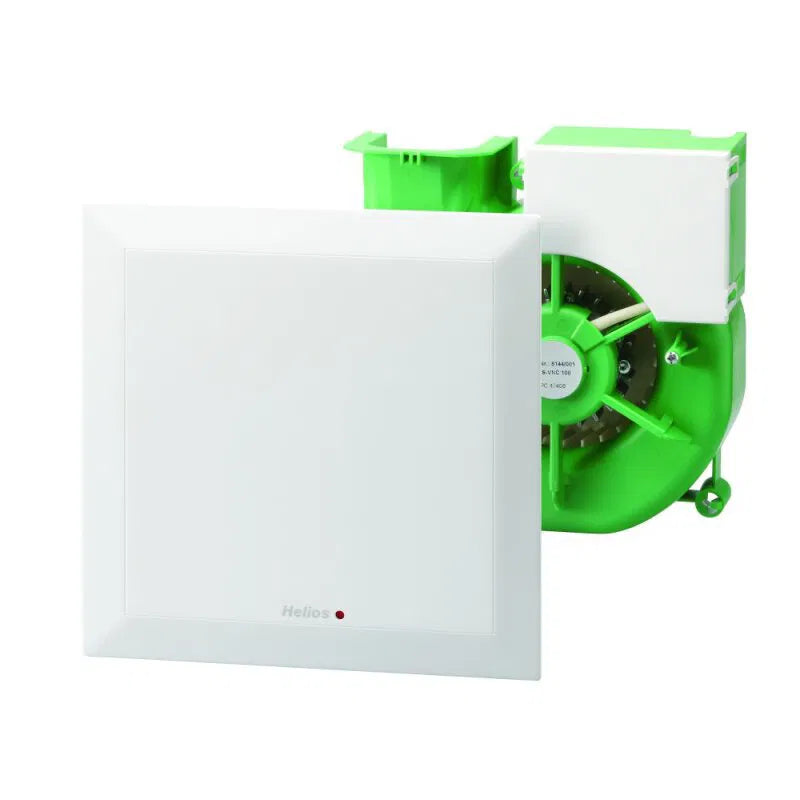 Helios Ventilatoreinsatz mit Fassade ELS NFC für zentrale Lüftungsanwendungen