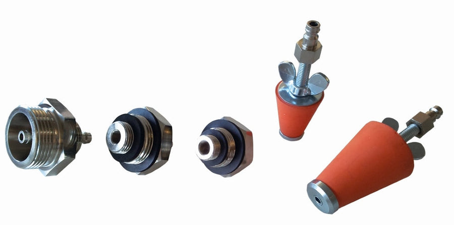 testo Hochdruck-Stufenstopfen 1/2" und 1"