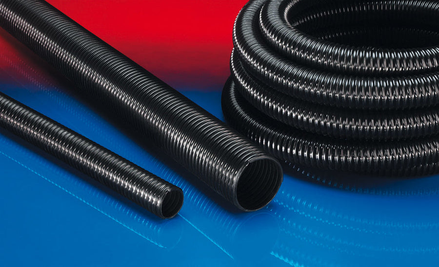 Norres Hochtemperaturschlauch, superschwer +125°C, DN 150mm, L= 10m, AIRDUC® PUR 356 HT