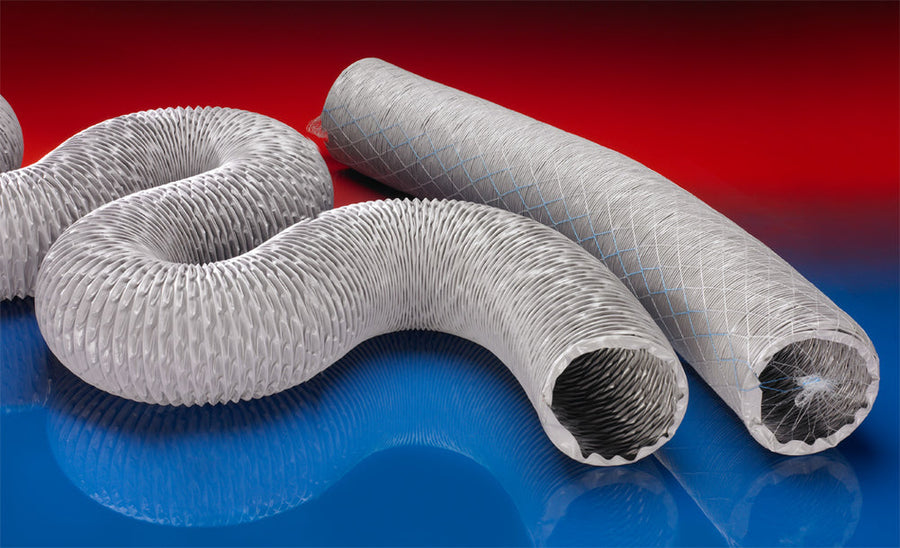 Norres Lüftungsschlauch, hochflexibel (+110°C), DN 127mm, L= 6m, PROTAPE® PVC 371