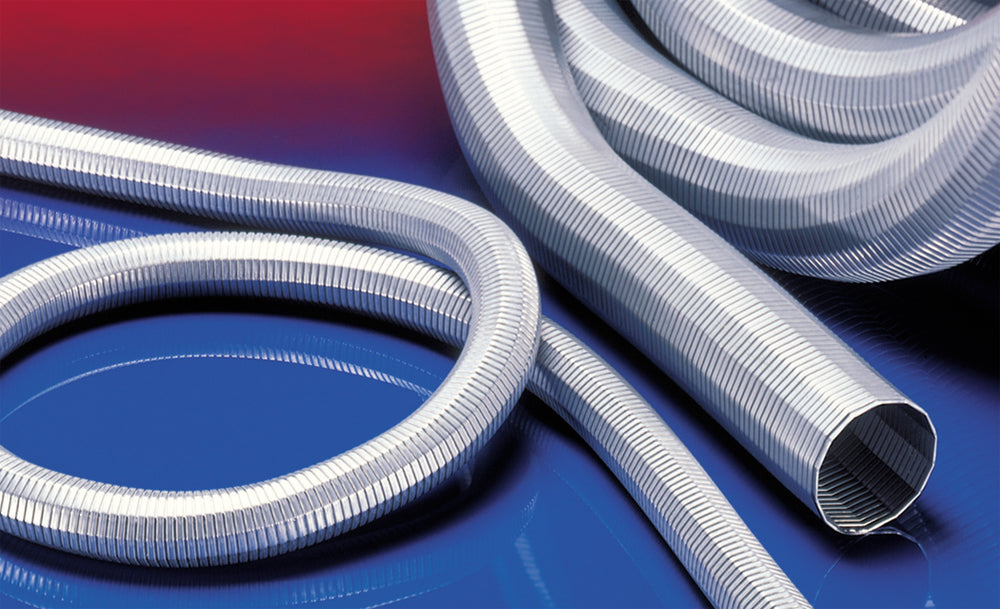Norres Metallschlauch + Saugschlauch, bis 120°C, DN 150mm, L= 10m, METAL HOSE 375