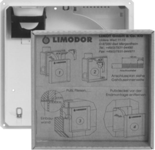 Limodor Einbaukasten compact/H-K-AP (Aufputz, mit Brandschutz/ -klappe)