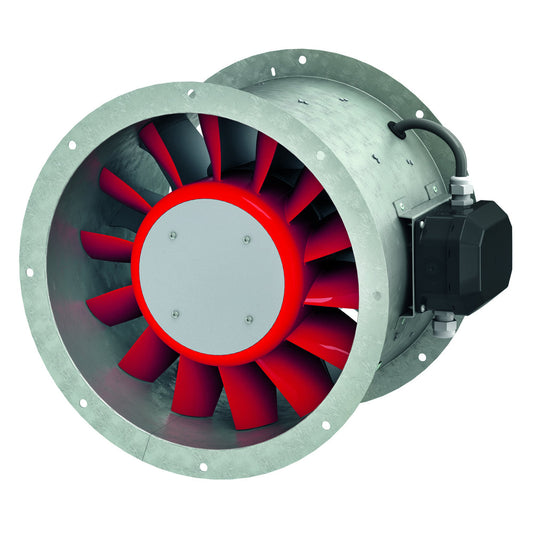 Helios Axial-Mitteldruckventilator, 3-PH 400 V, 50 Hz TK, Zweitourig, Y/Dreieck
