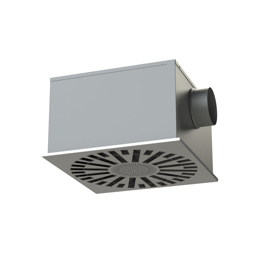 Schako Kombinationsdeckendurchlass Zu- und Abluft Typ: COMBIDQJ-400-LS9005-9010 NW 400 mm, RAL 9005