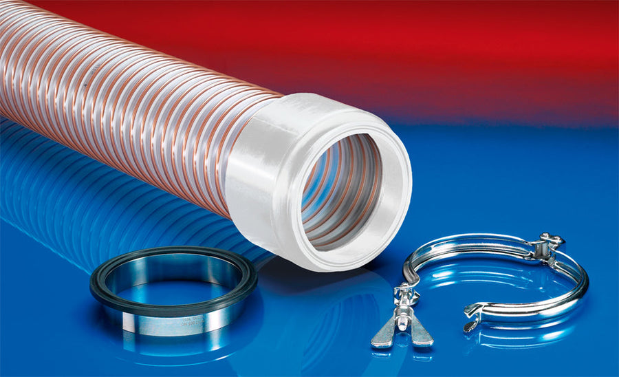 Norres TRI-Clamp Kupplung lebensmittelecht für Stutzen nach DIN 32676, für DN 125mm