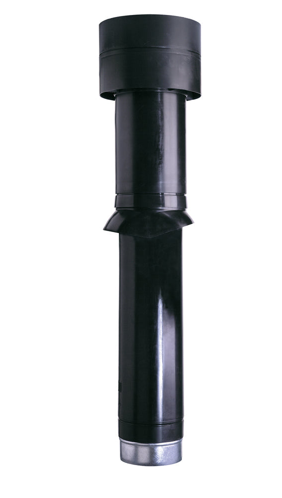 Helios DH 160 S, Dachhaube schwarz, DN 160