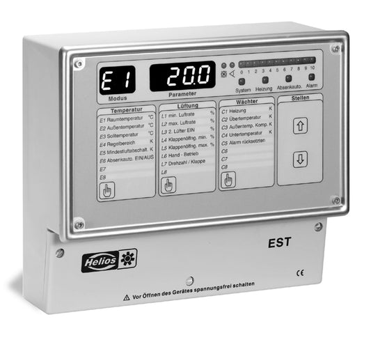 Helios EST, Elektron. Steuerthermostat zu Klimaregler