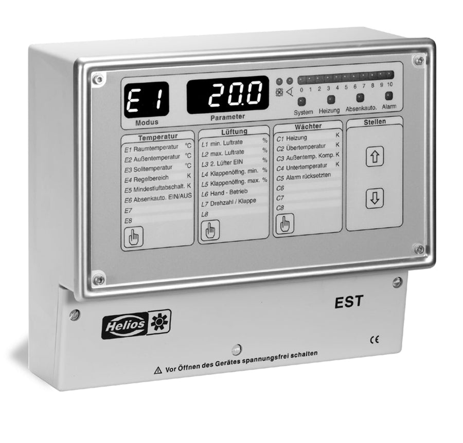 Helios EST, Elektron. Steuerthermostat zu Klimaregler