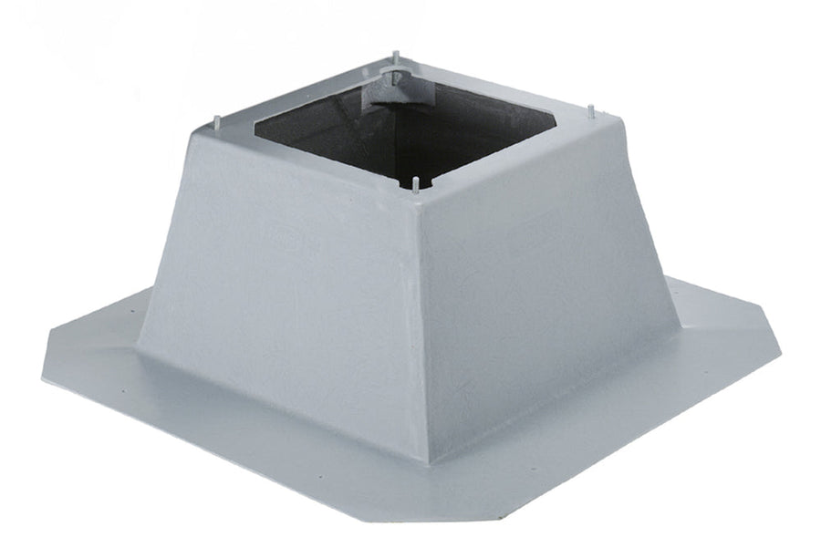 Helios FDS 450, Flachdachsockel mit Klappmechanismus