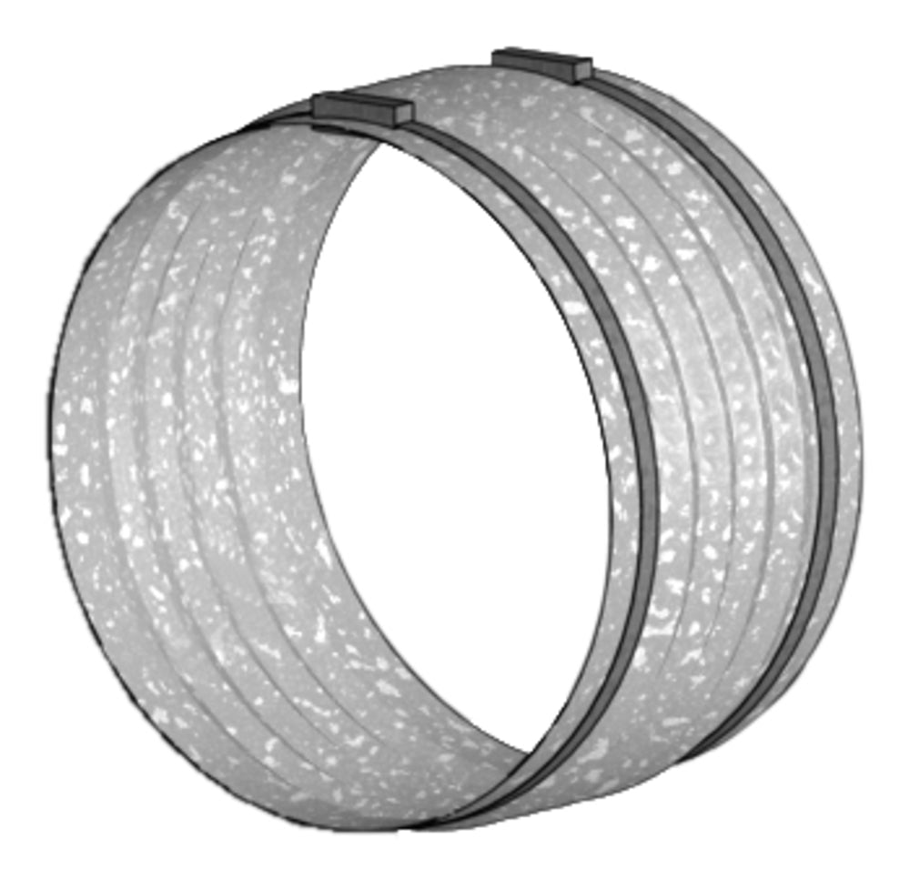Helios FM 315, Flexible Manschette mit 2 Schlauchschellen