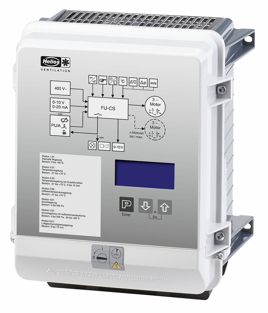 Helios FU-CS 2,5, Frequenzumrichter ComfortSinus 400V 3PH 50/60HZ 2,5A
