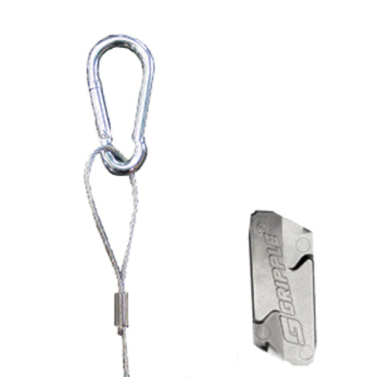 Gripple HF Classic Nr. 2 aus Edelstahl mit Schlaufe und Verbindungshaken 2M