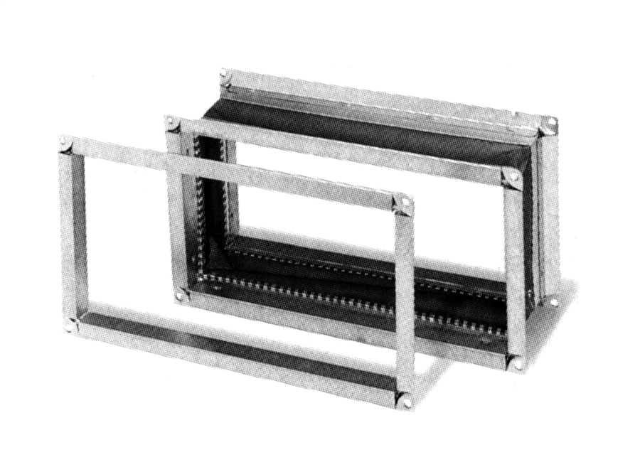 Helios GF 70/40, Gegenflansch rechteckig