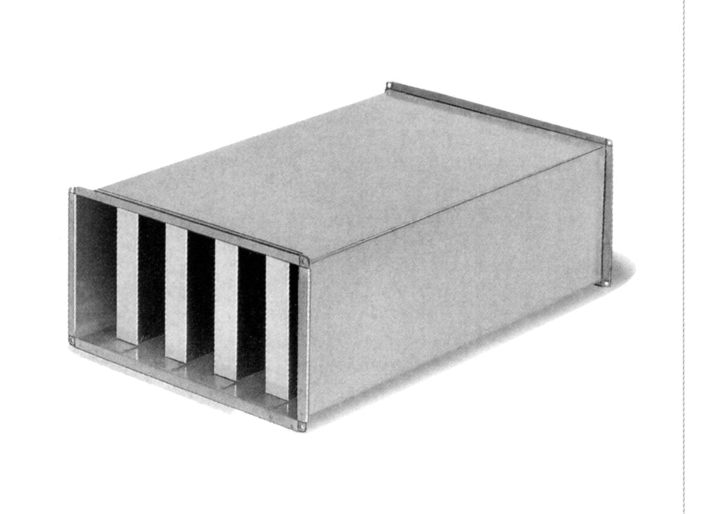 Helios KSD 60/30 35, Kanalschalldämpfer