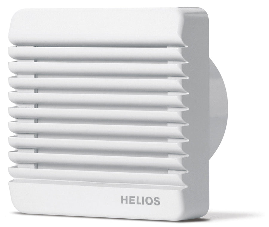 Helios HR 90 KEZ, Minilüfter mit Kugellager elektrischer Verschlußklappe und Nachlaufschalter