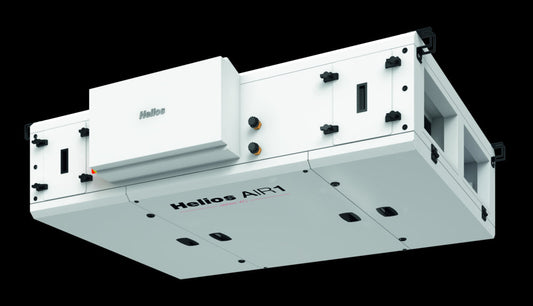 Helios Lüftungsgerät AIR1 XC 3200 R mit WRG Kreuzgegenstrom-WT, Decke, el. VH