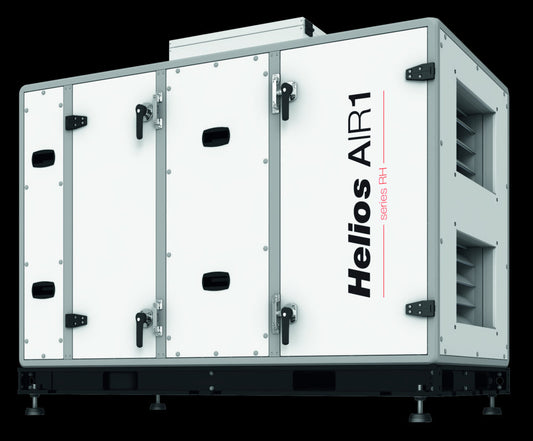Helios Lüftungsgerät AIR1 RH 1500/SO mit WRG Rotations-WT, Sorption, stehend, horizontal