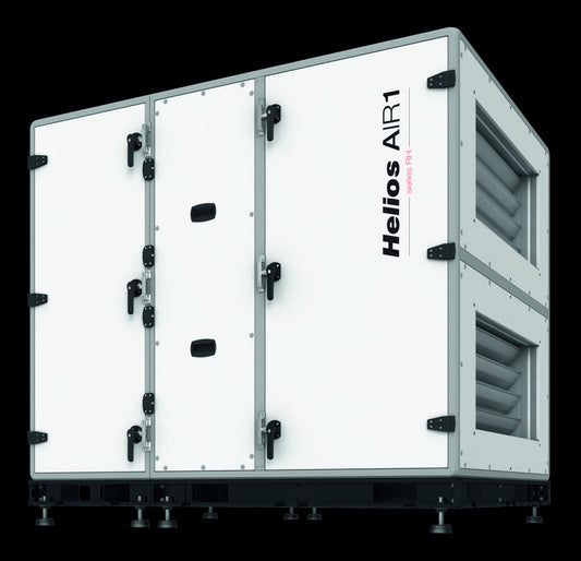Helios Lüftungsgerät AIR1 RH 9500/SO mit WRG Rotations-WT, Sorption, stehend, horizontal