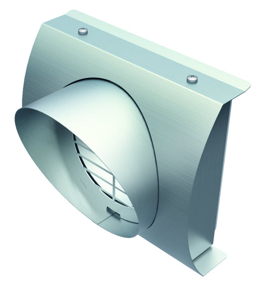 Helios IP-FBF 180 lackiert, Fassadenblende  für Fortluft, aus Edelstahl DN 180