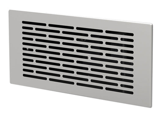 Helios FRS-WGS 1 E, FlexPipe Wand-Gitter-Set für Wand-Boden-Kasten Edelstahl