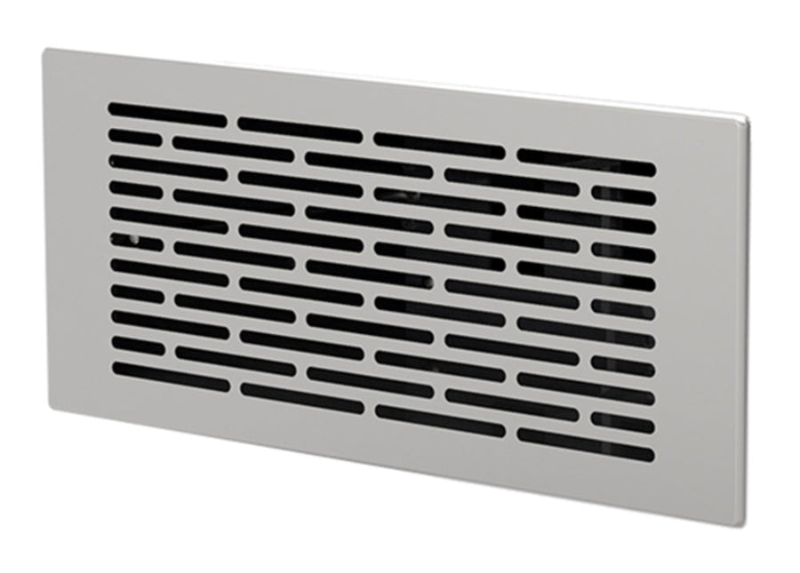 Helios FRS-WGS 1 E, FlexPipe Wand-Gitter-Set für Wand-Boden-Kasten Edelstahl