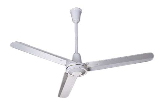 Helios DVW 140, Deckenventilator, Metall, weiß 3-Batt-Laufrad, 1400 mm