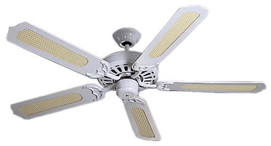 Helios DVAW 130, Deckenventilator, antik, weiß 5-Batt-Laufrad, 1300 mm