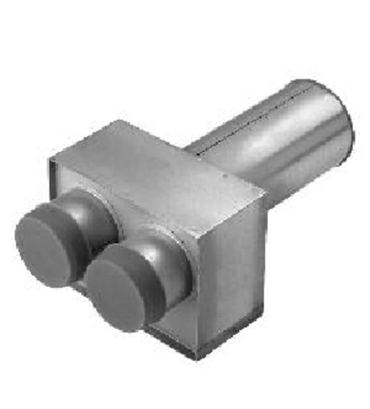Helios FRS-WDV 2-75/100, FlexPipe Wandddurchführung für Ventilanschluss 100mm u. 2 x DN 75