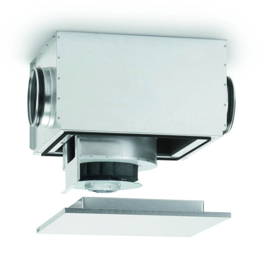 Helios SILENTBOX SB EC 125 B mit EC-Motor, 220-240V, stufenlos steuerbar, schallgedämmtes Gehäuse