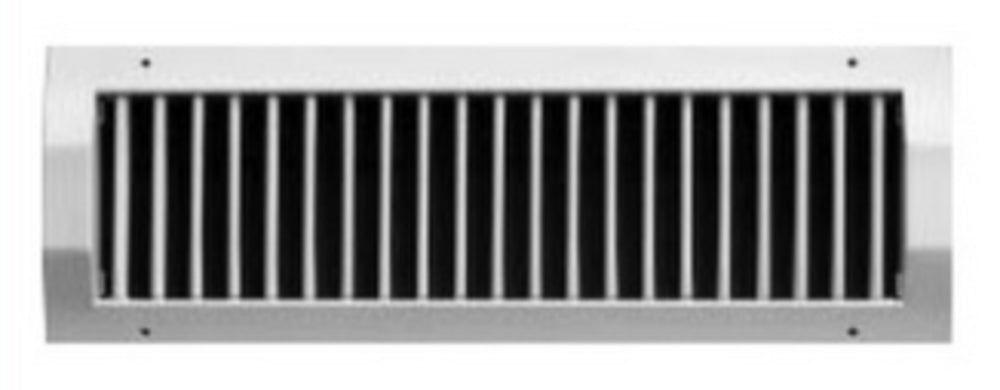späth Rohrlüftungsgitter 21-SV-C-ZN/325x75, senkrechte Lamellen, Stahl verzinkt, SM