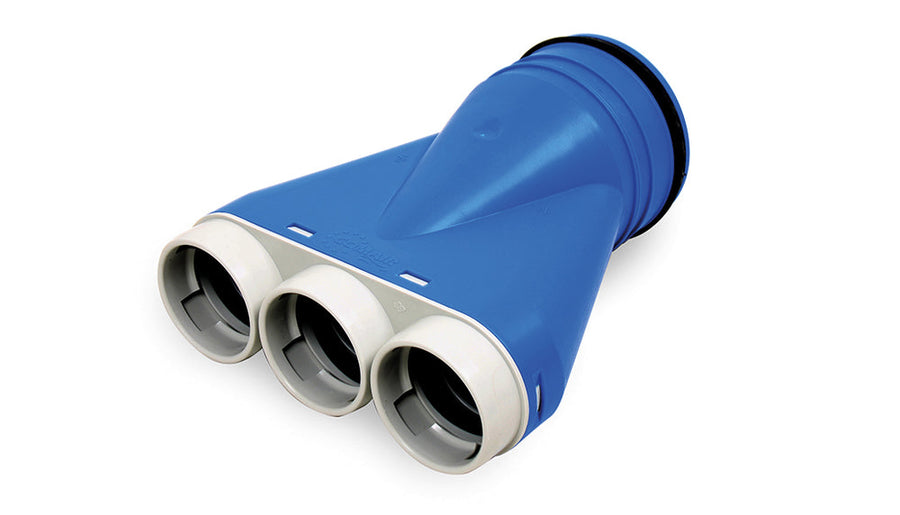späth Uniflexplus+ gerader Übergang  RR-125-63 NW 125mm auf 3 x NW 63mm