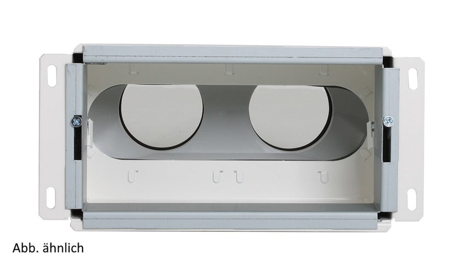 späth Uniflexplus+ Wandanschlusskasten AK0-G200 mit waagrechten KWL-Rohranschlüssen 2 x NW 90mm