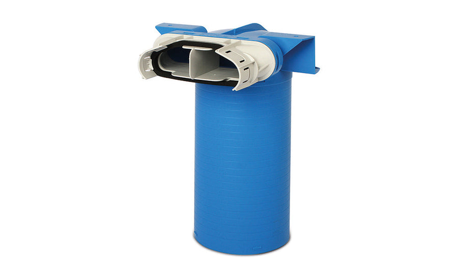 späth Uniflexplus+ Deckenanschlusskasten 90° AK90L-D-125 mit KWL-Flachkanalanschluss 132 x 52mm