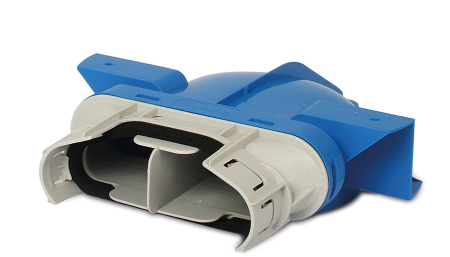 späth Uniflexplus+ Anschlusskasten 90° AK90S-WD-125 mit KWL-Flachkanalanschluss 132 x 52mm