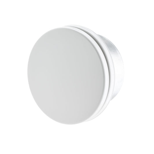 späth Zuluftventil mit geradem Ventilteller, NW 080mm, Befestigung durch Klemmfedern, weiß RAL9010