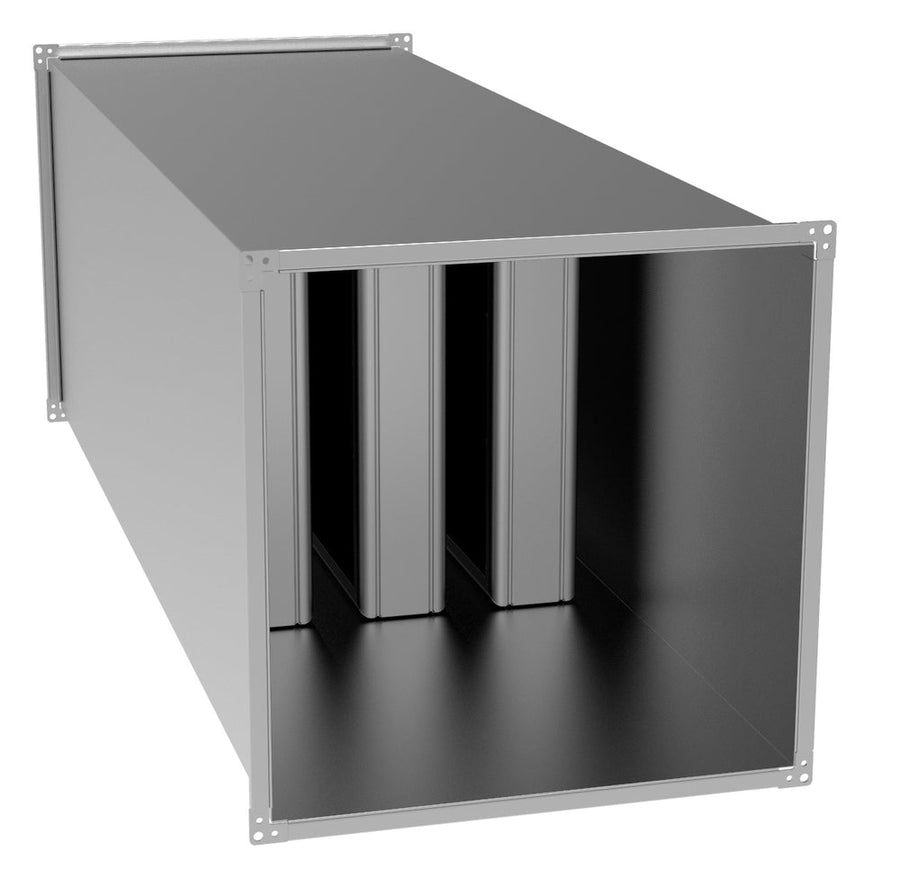 späth Zubehörschalldämpfer 800x500 Länge 1500mm für späth Volumenstromregler VVQ