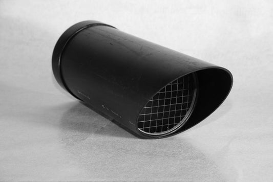 PVC Vogelschutzgitter 30° mit Gitterplatte PVC-AS NW 90