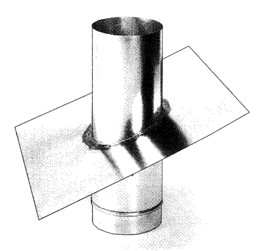 Dachdurchführung mit Grundplatte TGF (Dachneigung 1°-45°) NW 250