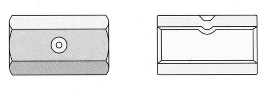 Langmutter (galvanisiert) M6-S 10x25mm