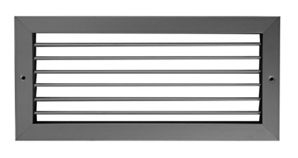 späth Kanalgitter 1025x225, einreihig, waagrechte Lamellen, Stahl RAL 9010, SM