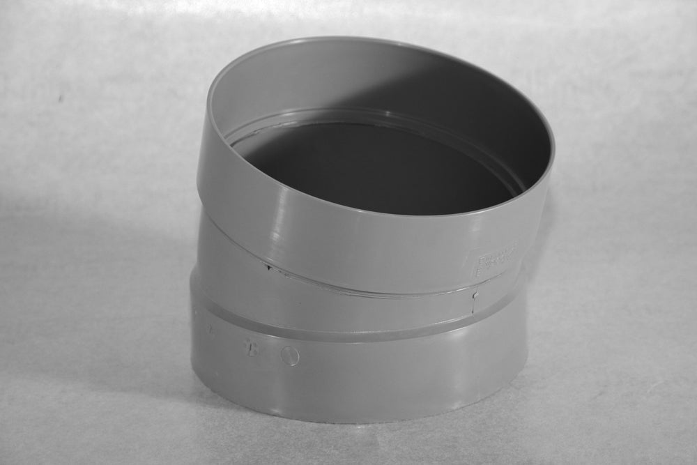 PVC Bogen 15° mit Muffe PVC-B15 NW 50