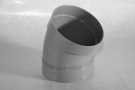 PVC Bogen 30° mit Muffe PVC-B30 NW 125