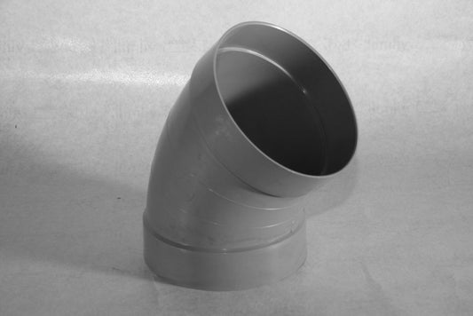 PVC Bogen 45° mit Muffe PVC-B45 NW 180