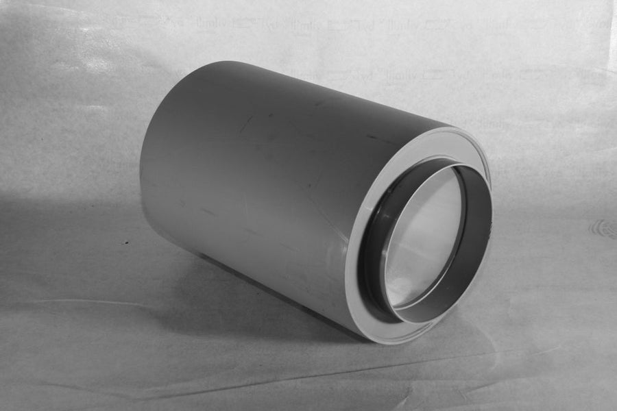 PPs Rohrschalld°mpfer NW 180/400, L°nge 2000 mm mit Muffe